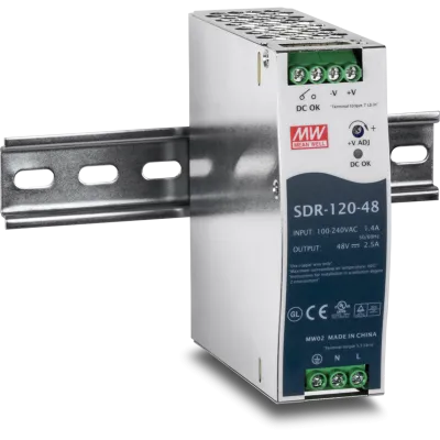 TRENDNET - TI-S12048 - DIN Rail 48V 120W Power Supply for TI-PG541