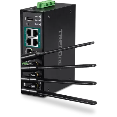 TRENDNET - TI-WP100 - Industrial AC1200 Wireless Gigabit PoE+ Router
