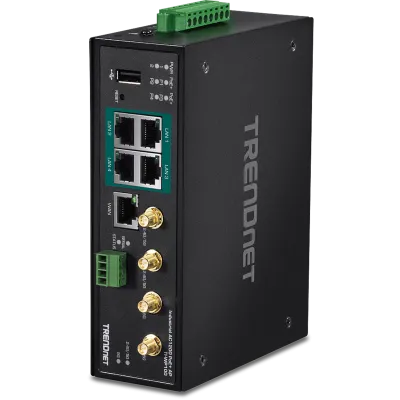 TRENDNET - TI-WP100 - Industrial AC1200 Wireless Gigabit PoE+ Router