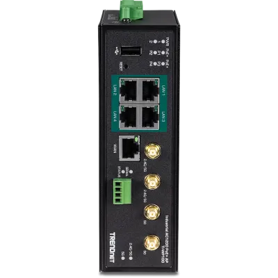 TRENDNET - TI-WP100 - Industrial AC1200 Wireless Gigabit PoE+ Router