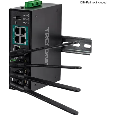 TRENDNET - TI-WP100 - Industrial AC1200 Wireless Gigabit PoE+ Router