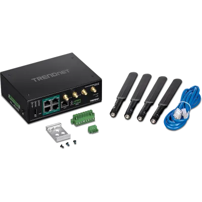 TRENDNET - TI-WP100 - Industrial AC1200 Wireless Gigabit PoE+ Router