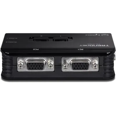 Trendnet - TK-209K - 2-port USB KVM Switch Kit w/Audio (include 2 x KVM Cables)