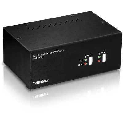 Trendnet - TK-240DP - 2-Port Dual Monitor Display Port KVM Switch