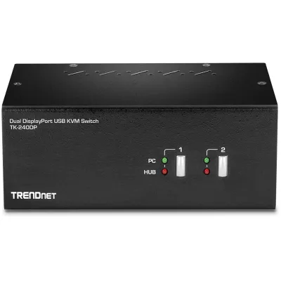 Trendnet - TK-240DP - 2-Port Dual Monitor Display Port KVM Switch