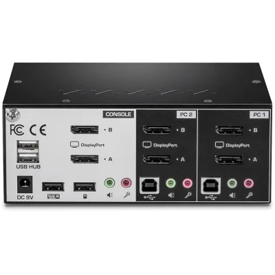 Trendnet - TK-240DP - 2-Port Dual Monitor Display Port KVM Switch