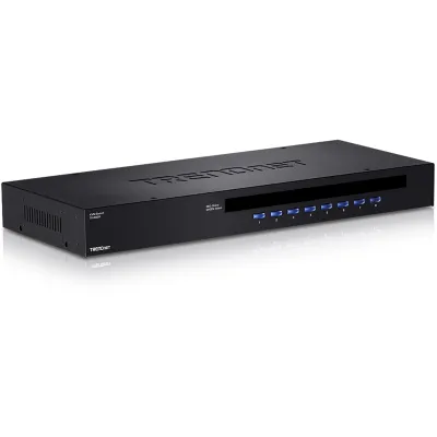 Trendnet - TK-803R - 8-port KVM USB/PS2 Rack Mount Switch