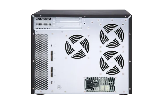 QNAP - TL-D1600S-US - 16-bay desktop SATA JBOD expansion unit with a QXP-1600eS PCIe SATA host card and 4 SFF-8088 to SFF-8644 SAS/SATA 6Gb/s external cables
