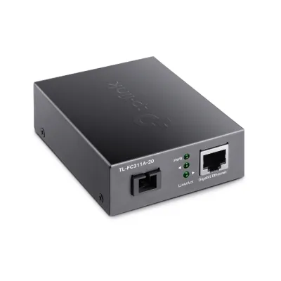 TP-Link - TL-FC311A-20 - Gigabit WDM Media Converter