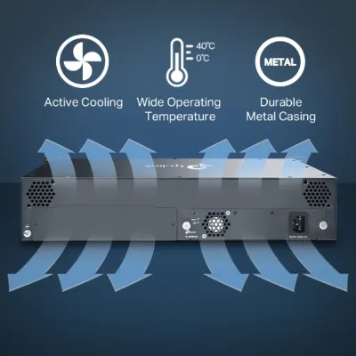 TP-Link - TL-MC1400 - 14-SLOT UNMANAGED MEDIA PERP CONVERTER CHASSIS
