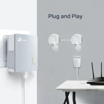 TP-Link - TL-PA4010 KIT - AV600 Powerline Starter Kit