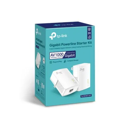 TP-Link - TL-PA7017 KIT - AV1000 Gigabit Powerline Starter Kit