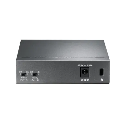 TP-Link - TL-SF1005P - 5-Port 10/100Mbps Desktop Switch with 4-Port PoE+