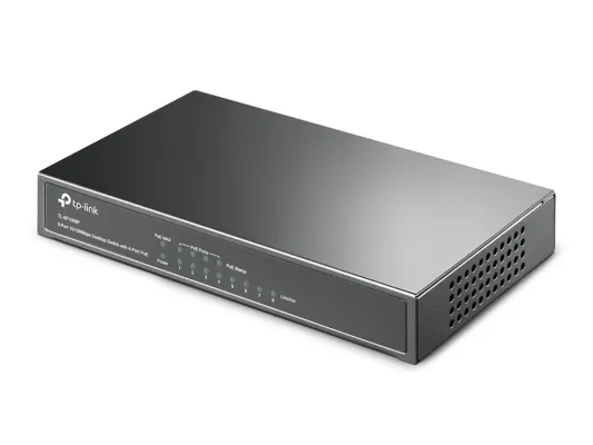 TP-Link - TL-SF1008P - 8-Port 10/100Mbps Desktop Switch with 4-Port PoE