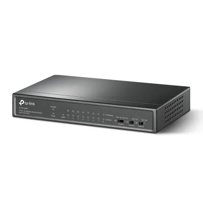 TP-Link - TL-SF1009P - 9 Port 10/100mbps Desktop Switch With 8 Port Poe+