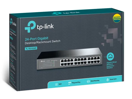 TP-Link - TL-SG1024D - 24-Port Gigabit Desktop/Rackmount Switch