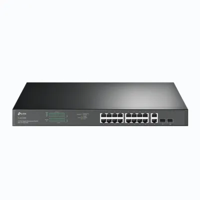 TP-Link - TL-SG1218MP - 18-PORT GIGABIT RACKMOUNTSWITCHPERP W 16-PORT POE+ PORT