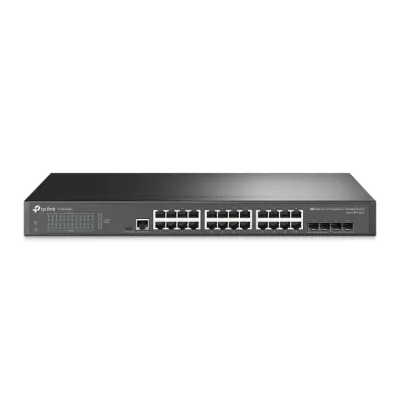 TP-Link - TL-SG3428 - JETSTREAM 24-PORT GIGABIT L2 PERP MANAGED SWITCH WITH 4 SFP SLOTS