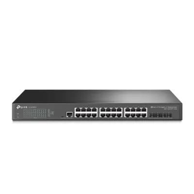 TP-Link - TL-SG3428X - JETSTREAM 24-PORT GIGABIT L2+ PERP MANAGED SWITCH W/ 4 10GE SFP+ SLOTS