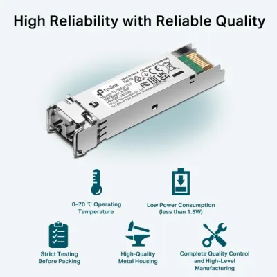 TP-Link - TL-SM311LS - SINGLE MODE LC PERP MINIGBIC 802.3 COMPLIANT TCP/IP