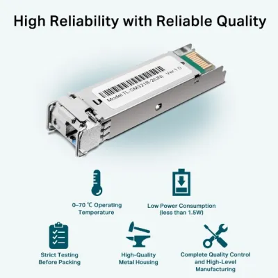 TP-Link - TL-SM321B-2 - 1000BASE-BX WDM BI-DIRECTIONAL PERP SFP MODULE
