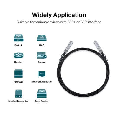 TP-Link - TL-SM5220-3M - 3M 10G SFP+ DIRECT ATTACH CABLECABL