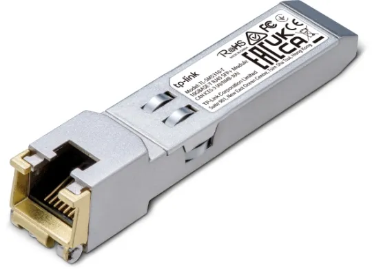 TP-Link - TL-SM5310-T - 10GBASE-T RJ45 SFP+ MODULE PERP 10GBPS RJ45 COPPER TRANSCEIVER PLUG