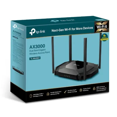 TP-Link - TL-WA3001 - AX3000 DUAL-BAND WI-FI 6 ACCESSWRLS POINT