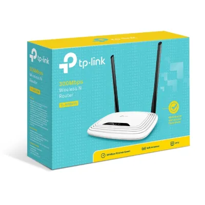 TP-Link - TL-WR841N - WIRELESS N ROUTER 300M WRLS 4PORT SWITCH WITH 2FIXED ANTENNAS