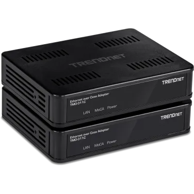 TRENDNET - TMO-311C2K - MoCA 2.0 Ethernet over Coax Adapter (2-Pack)