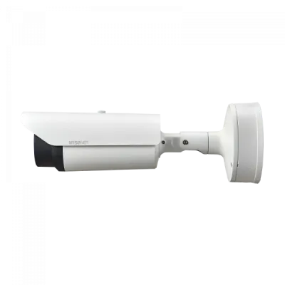 Hanwha - TNO-L4040T - Wisenet T network outdoor vandal thermal bullet camera (uncooled), 640x480 @ 8.3fps, 19mm fixed focal lens (32°), triple codec H.265/H.264/MJPEG with Wisestream II,  built-in SD card slot (1x256GB), advanced video analytics and 