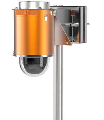 Hanwha - TNP-XC6403EPT3-Z - AI 2MP Explosion proof PTZ using the XNP-C6403 (2MP @ 60fps) 4.25-170mm lens, 40x optical zoom, PoE+ (No Wiper), -20°C ~ +55°C (-4°F ~ +131°F), Type 4x, IP66, FM (Factory Mutual), C1/D1 certification
