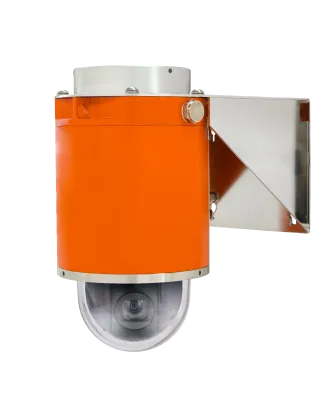 Hanwha - TNP-XC6403EPT3-Z - AI 2MP Explosion proof PTZ using the XNP-C6403 (2MP @ 60fps) 4.25-170mm lens, 40x optical zoom, PoE+ (No Wiper), -20°C ~ +55°C (-4°F ~ +131°F), Type 4x, IP66, FM (Factory Mutual), C1/D1 certification