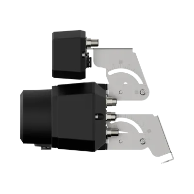 Hanwha - TNS-9050IBC - Wisenet T network BCR (Barcode Reader Camera) for Barcode Reading and Video Monitoring. Mono: 4K, Color: 4K.  Max 20fps @ 4K MONO/COLOR each. 25mm machine vision lens.  Removable and replaceable LED module (32 LEDs module is de