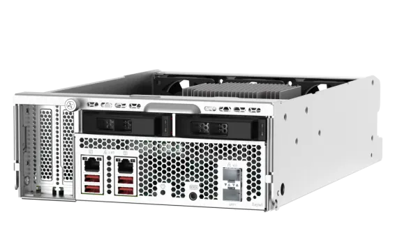 QNAP - TNS-h1083X-E2234-8G - Intel Xeon E-2234 4 cores/8 threads 3.6 GHz processor (Bursts up to 4.8 GHz), 8 GB DDR4