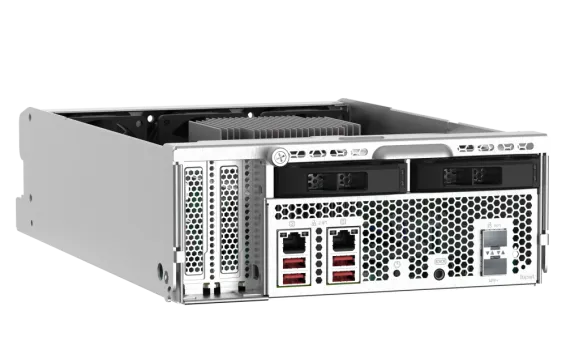QNAP - TNS-h1083X-E2234-8G - Intel Xeon E-2234 4 cores/8 threads 3.6 GHz processor (Bursts up to 4.8 GHz), 8 GB DDR4