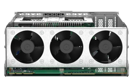 QNAP - TNS-h1083X-E2236-16G - Intel® Xeon® E-2236 6 cores/12 threads 3.4 GHz processor (Bursts up to 4.8 GHz), 16 GB DDR4