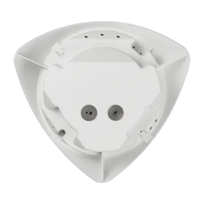 Hanwha - TNV-7011RC - Wisenet T powered by Wisenet 5 network outdoor IR corner mount camera, 3MP, 2048*1536 @ 30fps, 2.8mm fixed lens (102°*75°), 940nm IR 32', built-in mic, triple codec H.265/H.264/MJPEG with WiseStream II technology, 120dB WDR, adv