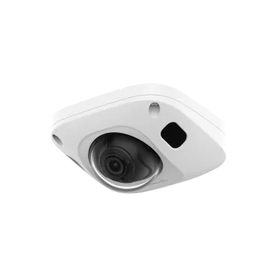 Hanwha - TNV-C8034RM - T Series, Mobile IR vandal dome camera, 5MP, (2592x1944) 30fps, fixed focal Lens 6mm (H:50°/V: 37°), triple codec H.265/H.264/MJPEG with WiseStream III technology, WiseNRⅡ(Based on AI engine), built in mic, 120dB WDR, IR viewab