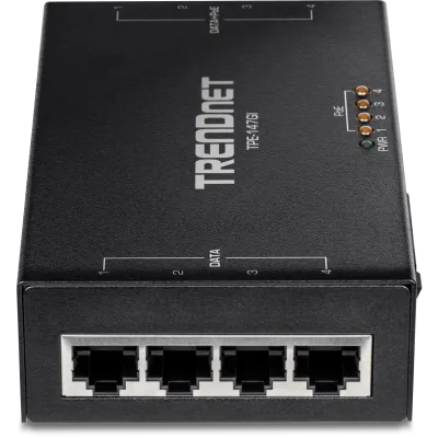 TRENDNET - TPE-147GI - 65W 4-Port Gigabit PoE+ Injector