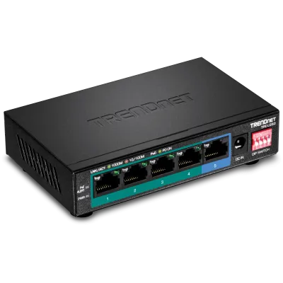 TRENDNET - TPE-LG50 - 5-Port Gigabit Long Range PoE+ Switch