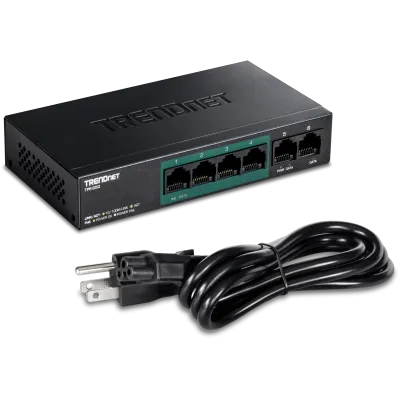 TRENDNET - TPE-S50 - 5-port 10/100Mbps PoE Switch (31W)