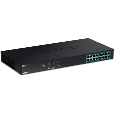 Trendnet - TPE-TG160g - 16-port GREENnet Gigabit PoE+ Switch (250W)