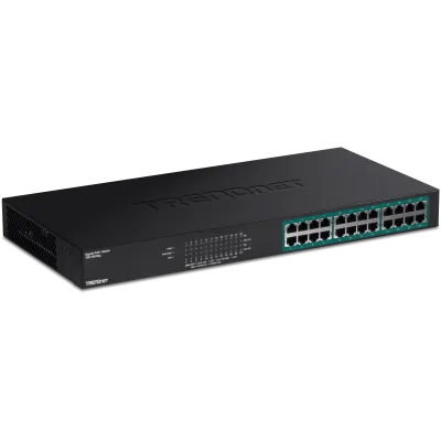 TRENDNET - TPE-TG240g - 24-port GREENnet Gigabit PoE+ Switch (370W)
