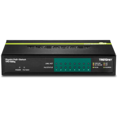 Trendnet - TPE-TG82G - 8-Port Gigabit PoE+ Switch