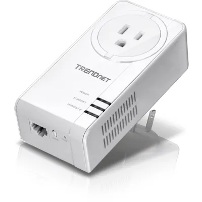 Trendnet - TPL-423E2K - Powerline 1300 AV2 Adapter Kit  with Built-in Outlet