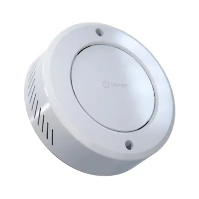 Hanwha - TRTN-VD001 - Triton Vape Detector, Focused Single-Detection Capability for Vaping, Privacy-Compliant Design, Standalone Operation. Designed for environments requiring targeted vape detection with affordability and simplicity in mind. Detecti