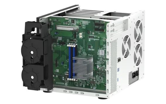 QNAP - TS-1655-8G-US - QNAP TS-1655 16-Bay High-Performance Desktop NAS, Intel Atom C5125 8C/8T 2.8GHz processor, 8 GB UDIMM DDR4 non-ECC RAM