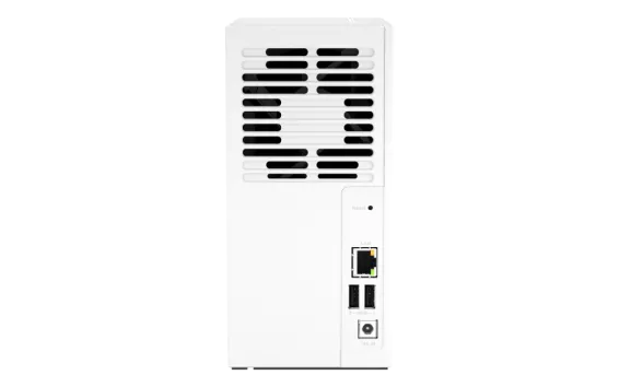 QNAP - TS-233-US - QNAP Tower NAS 2 bay ARM Cortex-A55 4C, 2 x SATA 6Gb/s 3.5"/2.5", 2GB DDR4 RAM on-board, 1 x GbE