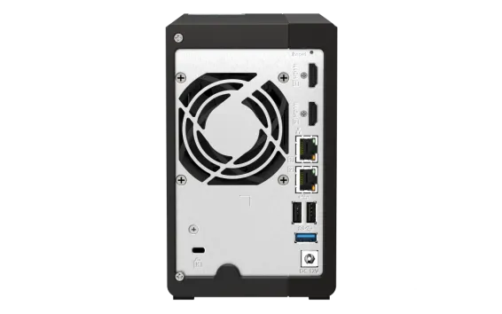 QNAP - TS-253E-8G-US - QNAP 2-Bay High-Performance desktop NAS with Intel Celeron 4-Core J6412, onboard 8GB RAM